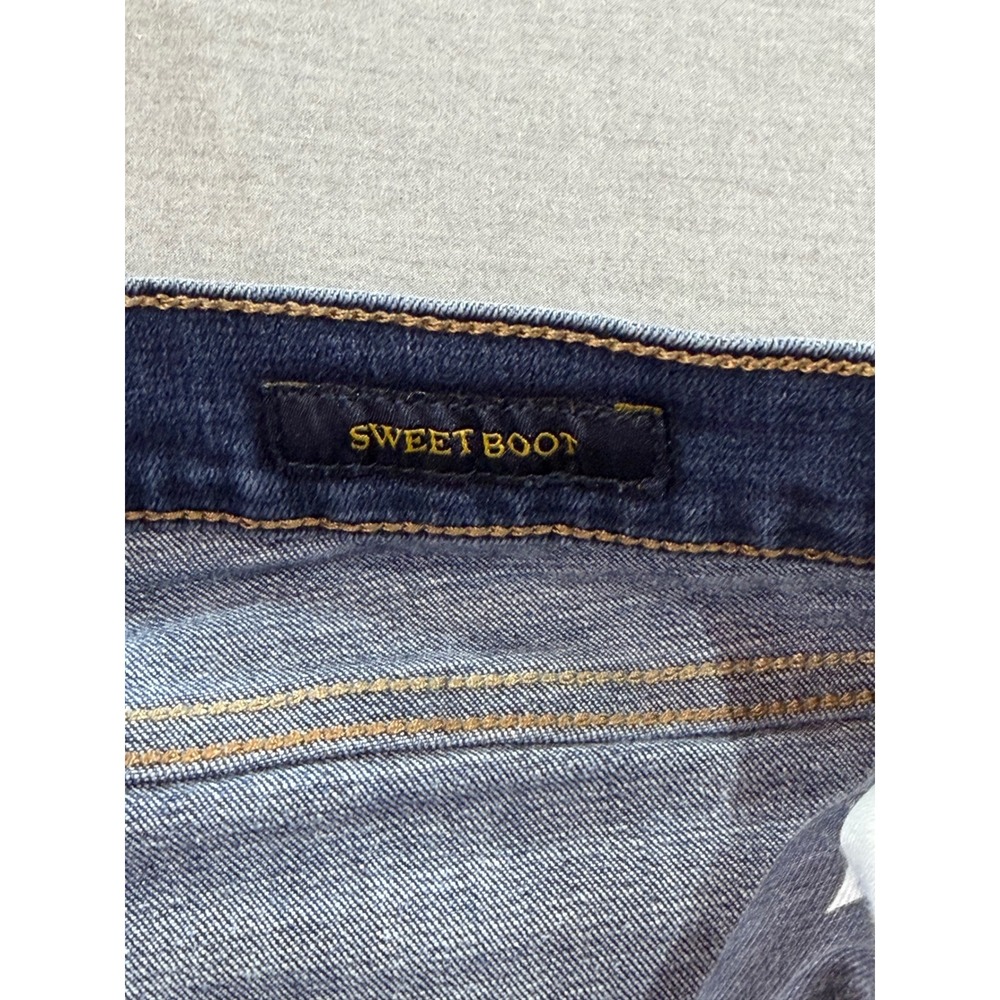 Lucky Brand Sweet Boot Jeans Womens 12/31 Blue Excellent Bootcut Stretch Denim - Picture 7 of 9